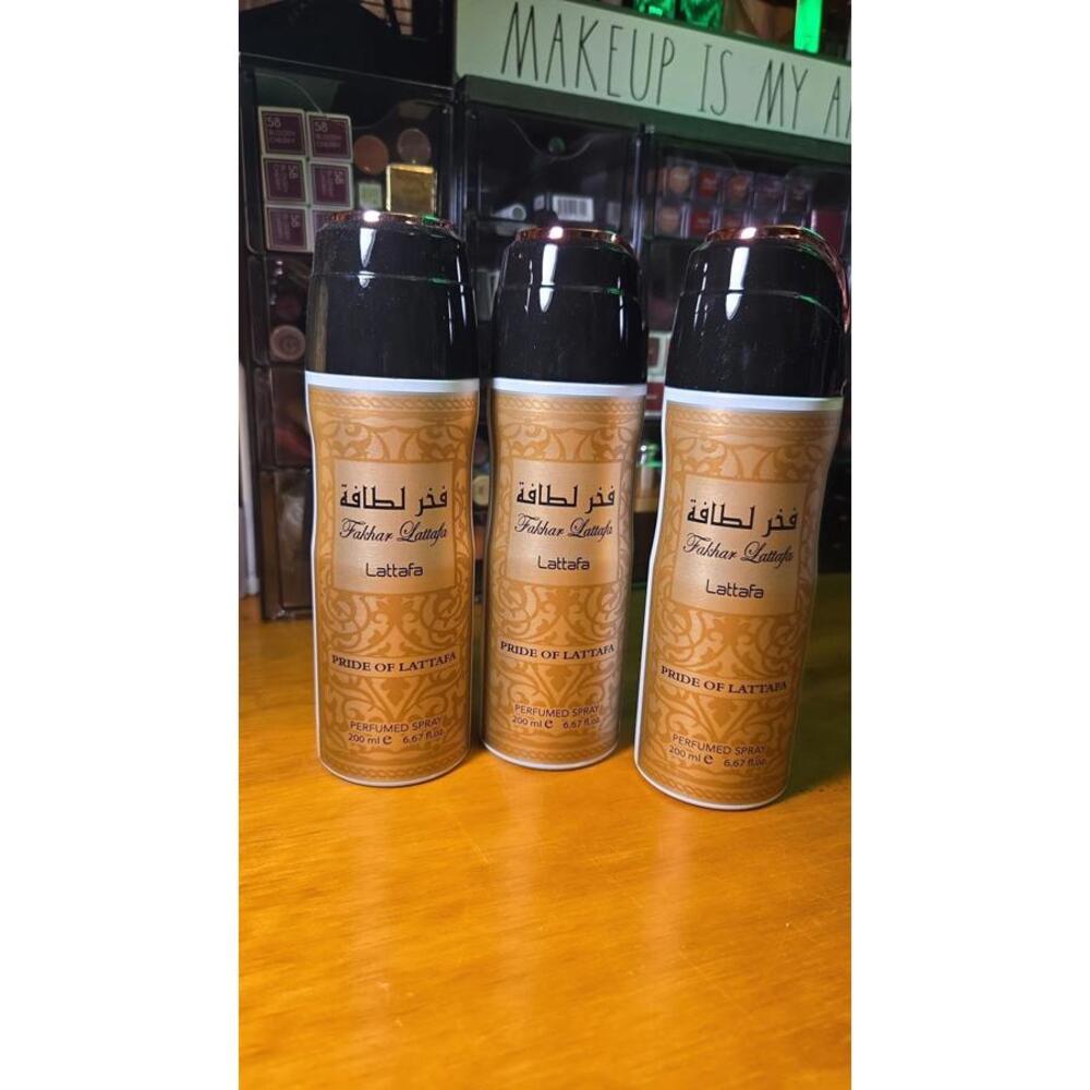 Lattafa Fakhar (Pride of Lattafa) Perfumed Spray Set (3-Pack, 200 ml Each)